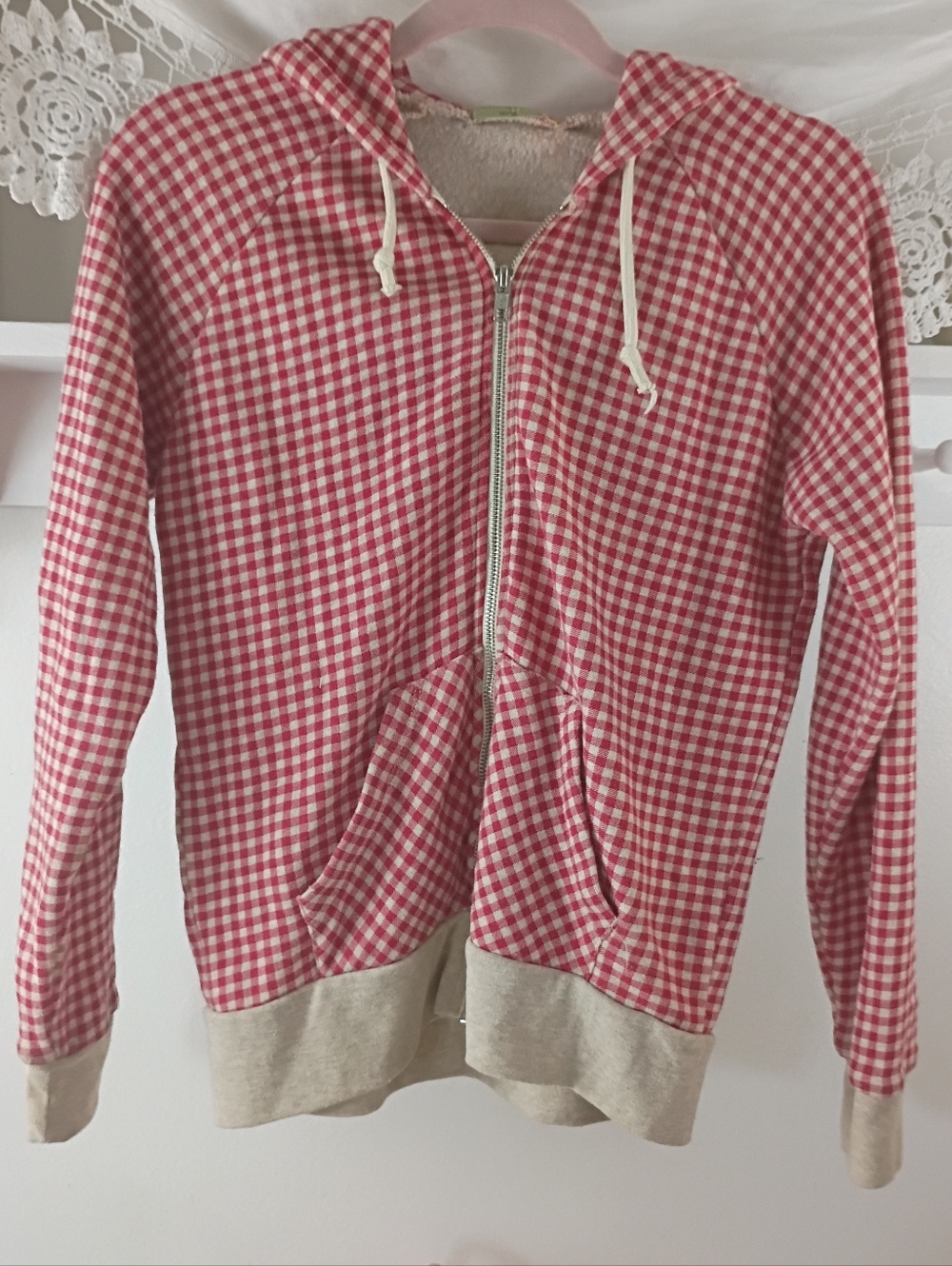 Alternative Earth Lightweight Gingham Hoodie